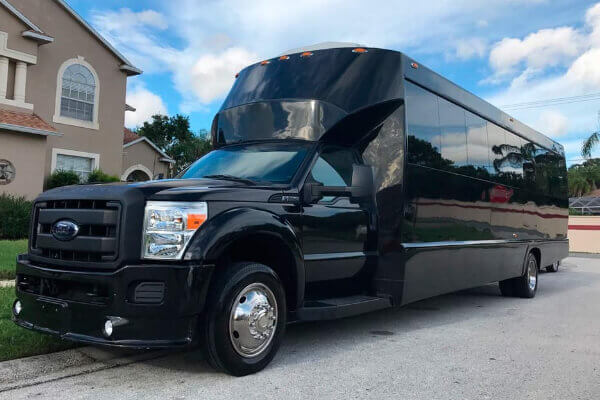 Elite limousine bus